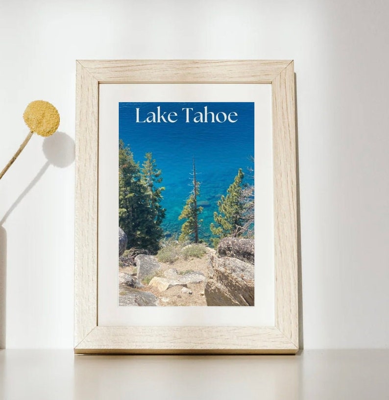 Printable Lake Tahoe Photography Wall Art Decor Digital Download Home ...