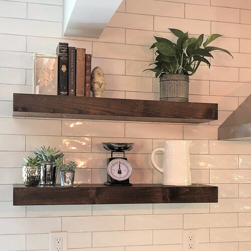 Floating Shelves Set Of Two, Frosted Glass Floating Shelves Bunnings