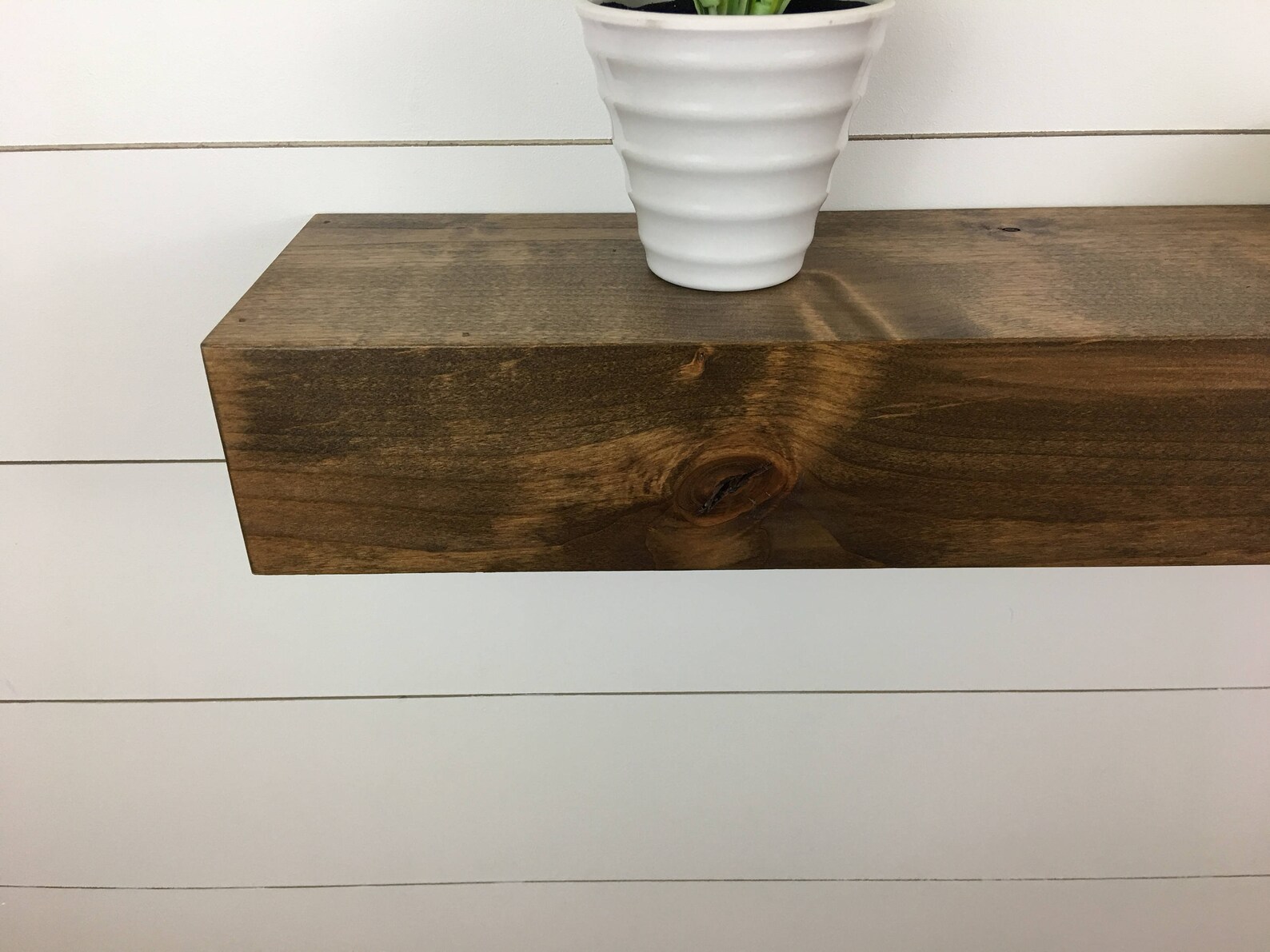 Contemporary Rustic Floating Shelves // Floating Shelves // Etsy