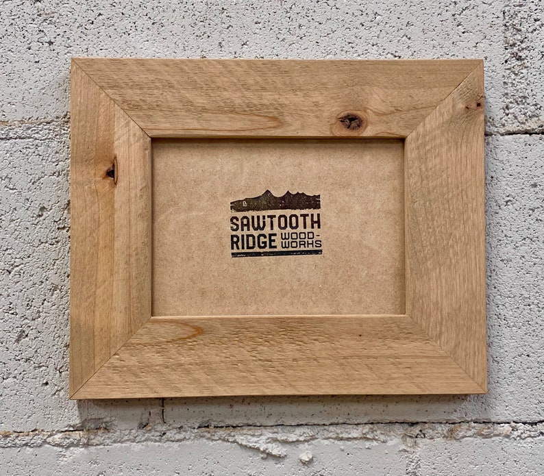 Modern Rustic Wood Picture Frame // Picture Frame // Wood Etsy