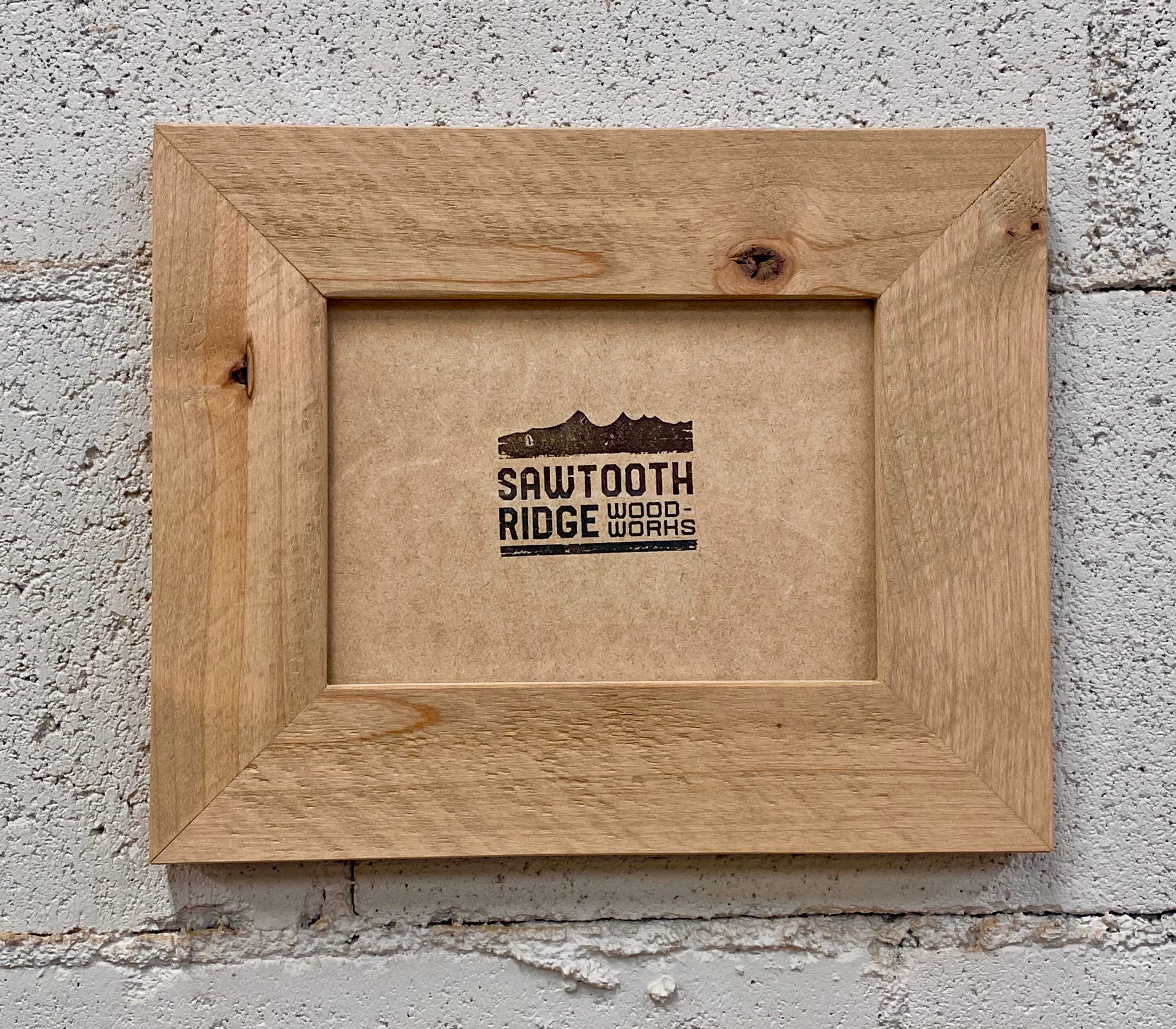 Modern Rustic Wood Picture Frame // Picture Frame // Wood Etsy