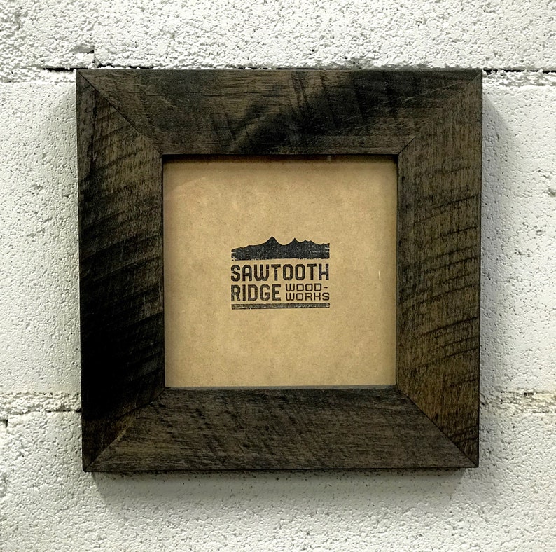 Modern Rustic Wood Picture Frame // Picture Frame // Wood Etsy