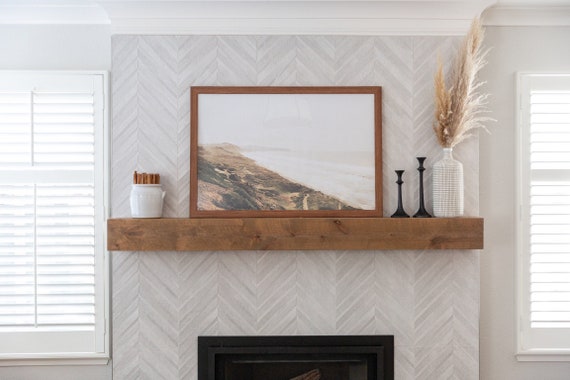 Fireplace Mantel // Mantel // Rustic Wood Mantel // Custom - Etsy.de