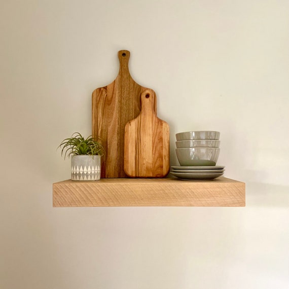 etsy floating shelves wood