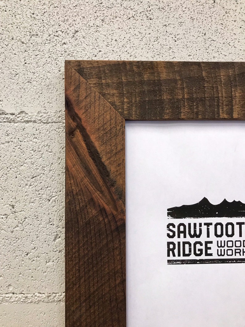 Modern Rustic Wood Picture Frame // Picture Frame // Wood Etsy