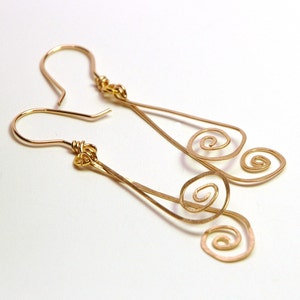 Jessica Gold Filled Celtic Swirl Earrings A Favorite image 1