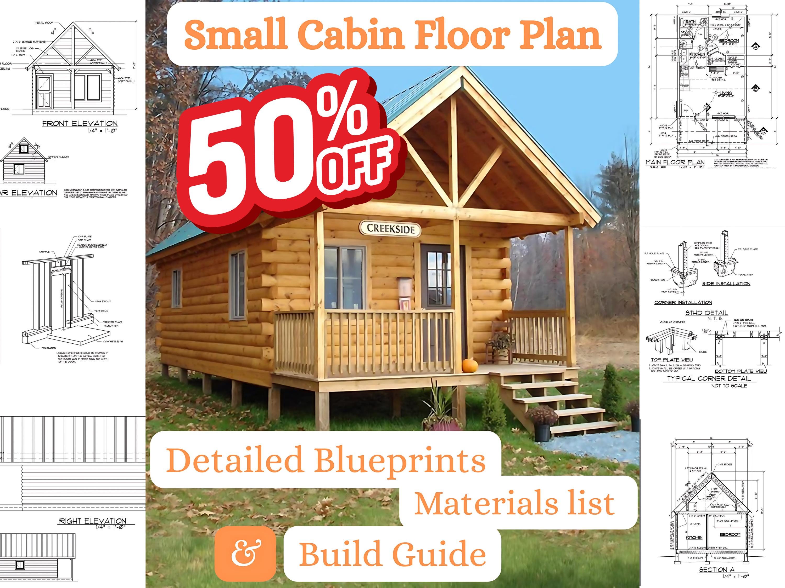 Como construir una cabaña - Etsy México, image size:3000x2250