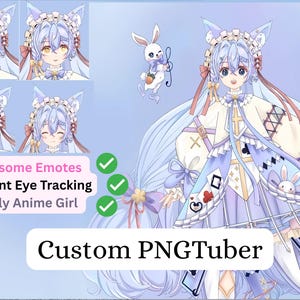 Streamer's Essential with High-Quality PNG Tuber Art - Png Tuber Twitch, Gif Pngtuber, Pngtuber Model, Pngtuber Premade, Pngtuber Anime Girl