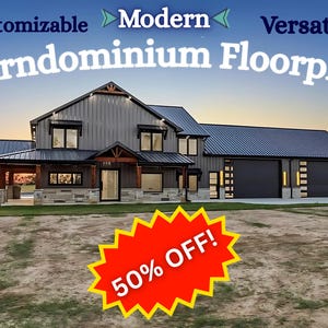Modern Barndominium | Barndominium Plans | Barndominium Floorplans |