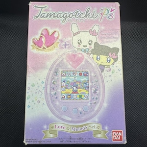 Tamagotchi P&#39;s Pink Love and Melody Set Original Bandai Japan Virtual Pet 2012