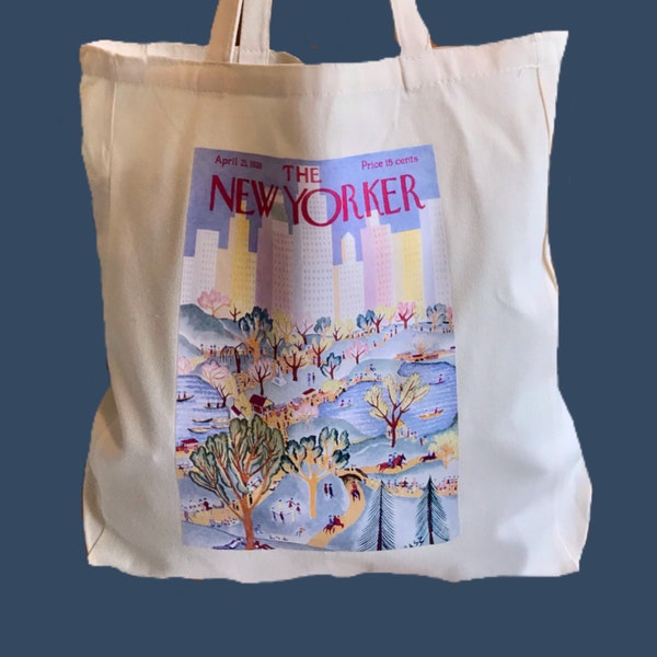 Tote bag new york city skyline new york city tote central park tote bag new york gift for friend  birthday gift