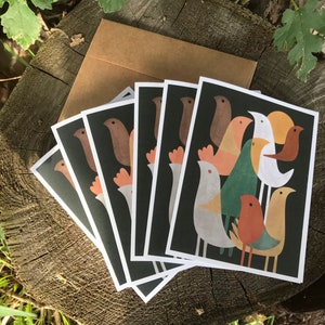Cartes de voeux vierges, cartes d'art moderne pour toutes les occasions, anniversaire, remerciements, cartes d'encouragement