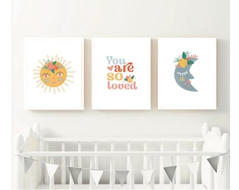Nursery art prints for baby