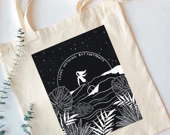 Cute tote bag, tote bag aesthetic, beach tote, black and white tote bag, reusable tote bag, market tote, canvas tote bag