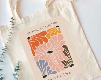 Matisse tote bag, cute tote bag, art tote, reusable tote bag, market tote