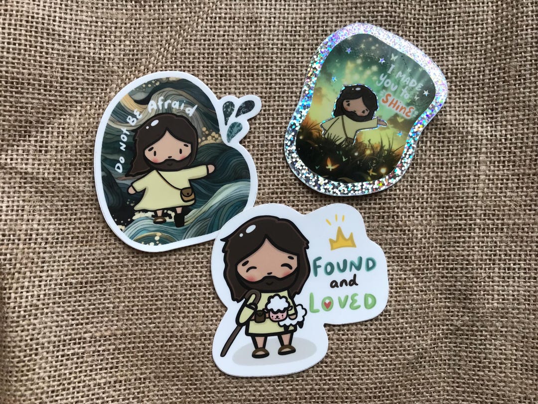 Jesus Math Christian Sticker Jesus Sticker Bundle | Christian Laptop Stickers | Waterproof Vinyl ...