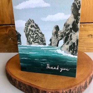 Dankeskarten für Freunde Familie Ozean Kunstkarten für Freunde Freundinnen Geschenkkarte Ozean Kunst Strandkarten