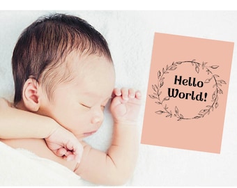 Cartes d'étape mensuelles pour bébé fille, cartes d'étape mensuelles pour photos, cartes d'étape imprimables pour bébé, cartes d'étape de grossesse