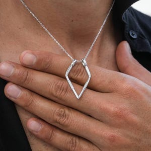 Wedding Ring Holder Necklace, Wedding Ring Keeper Necklace, Gift For Husband And Dad,Ring Holder Necklace, Engagement Ring Keepers Necklace.