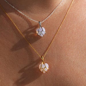 Diamant-Schloss-Halskette, Diamant-Herz-Halskette für Immer-Bond-Halsketten des besten Freundes, Freundschaft Bff-Halsketten, Rosenquarz-Halskette