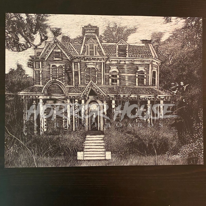 Scratchboard Building Scratchboard Art - Etsy