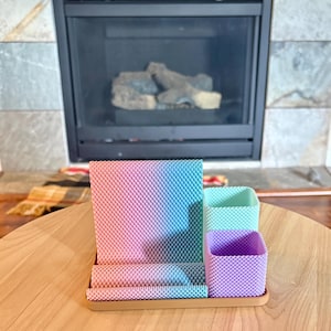 Modular Desk Organizer - minimalist workspace setup