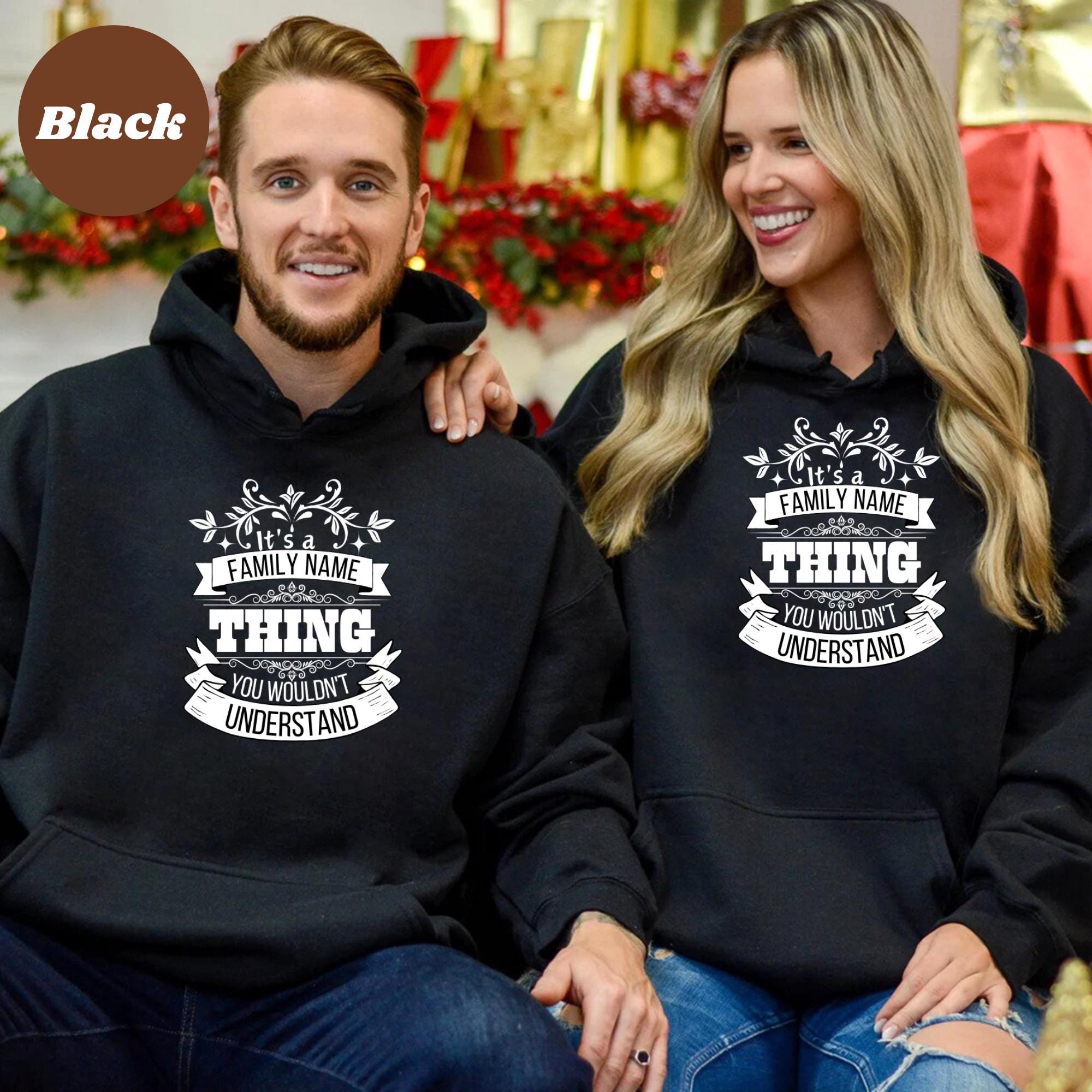 Sweatshirt Weihnachtspulli Baumwolle Pullover Schwarz Festlich