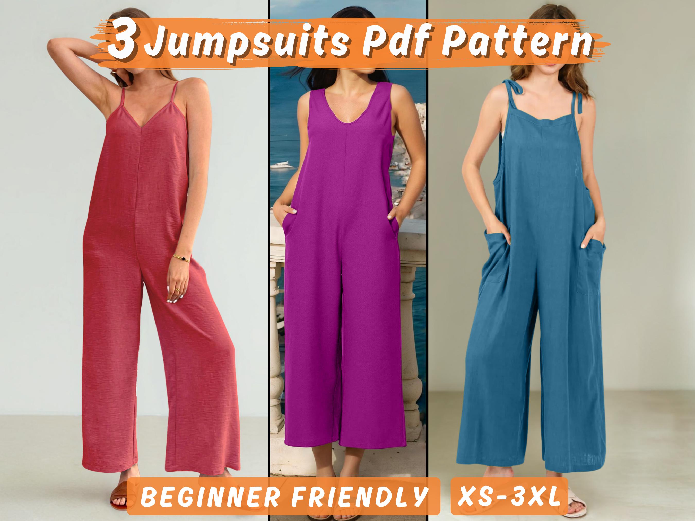 Halter Jumpsuit Pattern