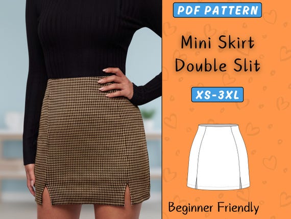 Short Skirt Pattern Design