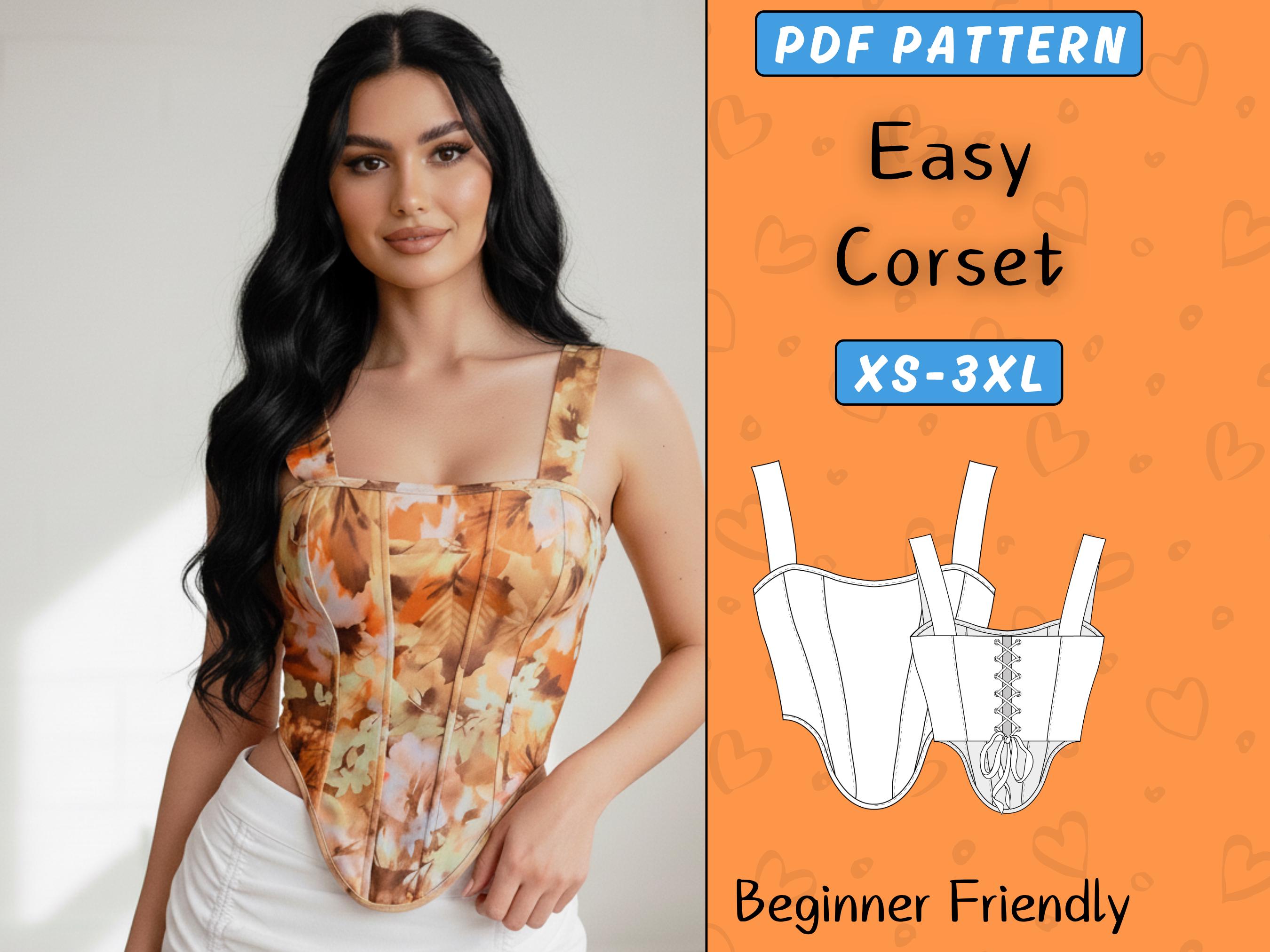 Lace up Corset - Etsy Canada