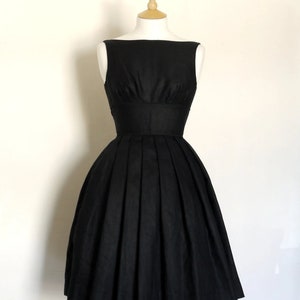 Black Linen Dress