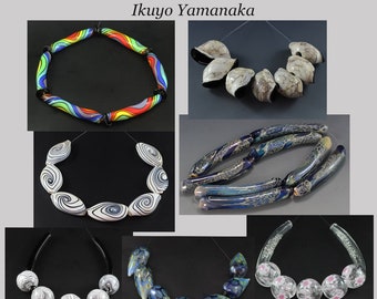 7 Blown Hollow Beads Video Tutorials by Ikuyo Yamanaka