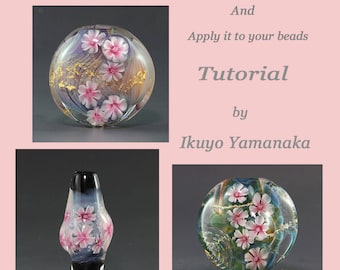 Tutorial: Cherry Blossom Murrini and how to apply it to your beads