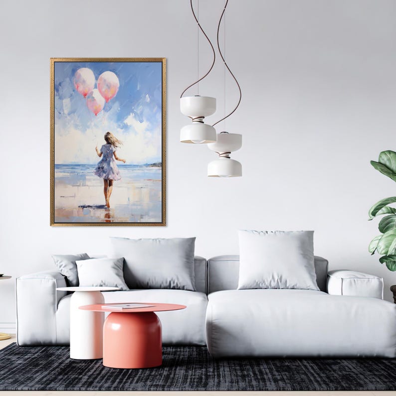 Modern Wall Hanging, Pink Wall Decor, Personalized Gift Box, Girl Room