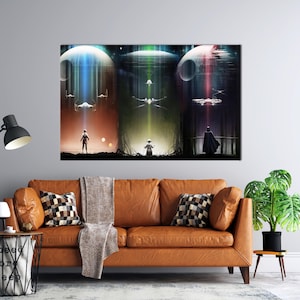 Star Wars Canvas Print: Modern Movie Art Decor