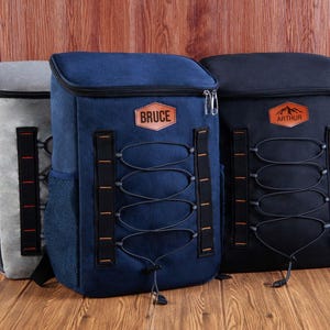 Custom Groomsmen Cooler Backpack with Name,Lunch Cooler Backpack,Groomsmen Gift,Golf beer cooler,Men&#39;s travel cooler backpack
