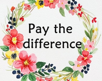 Make up for the price difference