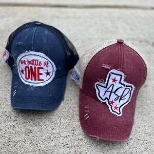 Custom Embroidered Patch Hat | Distressed Patch Hat For Any Occasion | Baseball Hat | Trucker Hat For Mom | Custom Sports Hat