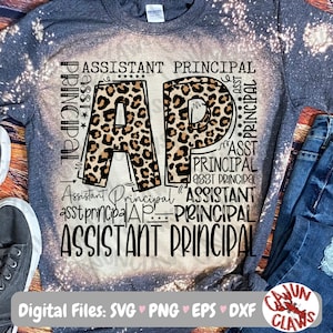 Assistent-directeur typografie, png-bestand | Digitaal bestand terug naar school | Leraar, png-bestand | Shirtontwerp voor leraar | Eerste schooldag, png PNGEgg |