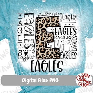 Benutzerdefinierte Maskottchen Typografie Digital Design | Adler PNG | Adler stolz PNG | Maskottchen T-Shirt Design | Adler Sublimation