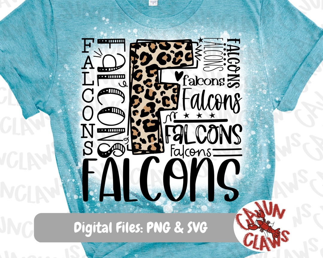 Custom Mascot Typography Digital Design | Falcons PNG | Falcons Pride ...