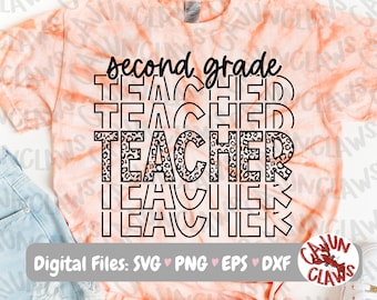 Second Grade PNG | Back to School Digital File | Teacher Echo SVG | Teacher Shirt Design | First Day of School PNG | Customize Your Shirt