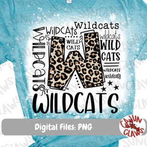 Benutzerdefinierte Maskottchen Typografie Digital Design | Wildkatzen PNG | Wildkatzen stolz PNG | Maskottchen T-Shirt Design | Wildkatzen Sublimation