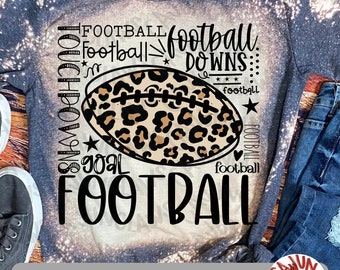 Football Typography PNG | Football PNG | Football Mom Shirt | Football Mama PNG
