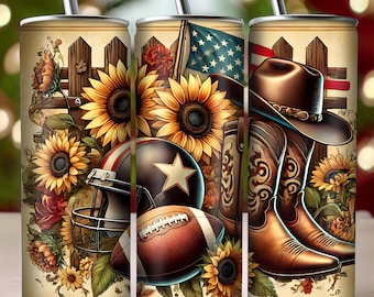 Western voetbalbeker, voetbal png, western beker png, wedstrijddag beker png, 20 oz magere beker, 20 oz omslag beker, 20 oz magere beker