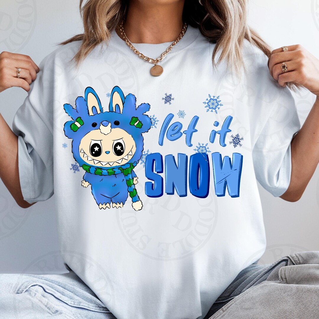 Let It Snow Png, Christmas Labubu Png, Perfect Gift for Kids, Christmas ...