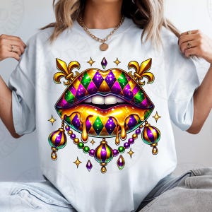 Mardi Gras Lips Png,Lips Png,Fat Tuesday, Fleur De Lis Png,Mardi Gras Png, Mardi Gras Bow, Mardi Gras Sublimation Design, Mardi Gras Hat Png