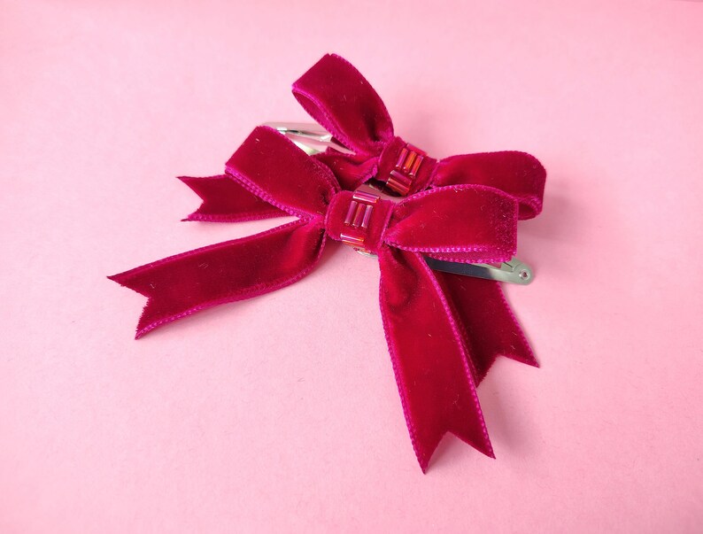 Burgundy Hair Bows, Bow Hair Clips, Girls Hair Bows, Hair Bow Gift, Handmade Hair Bows, Burgundy Hair Clips, Clip on Bows, Beads or Plain