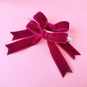 Burgundy Hair Bows, Bow Hair Clips, Girls Hair Bows, Hair Bow Gift, Handmade Hair Bows, Burgundy Hair Clips, Clip on Bows, Beads or Plain