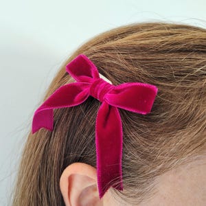 Burgundy Hair Bows, Bow Hair Clips, Girls Hair Bows, Hair Bow Gift, Handmade Hair Bows, Burgundy Hair Clips, Clip on Bows, Beads or Plain